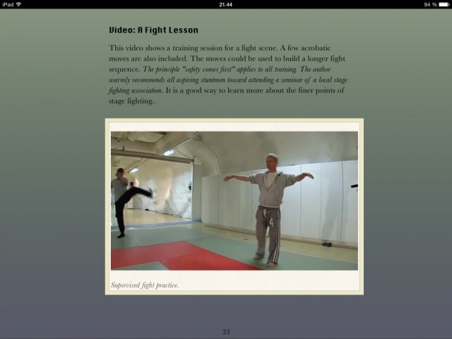 stunts, scenes and safety - ipad screen shot