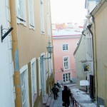 Estonia is a flat country, but there is a hill in Tallinn where the old town is located