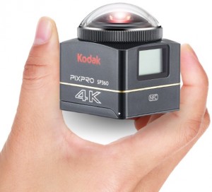 kodak pixpro sp360 4k, 360 degree camera