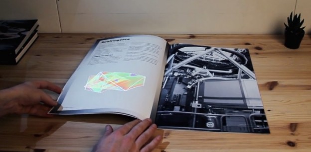 augmented reality app with a book