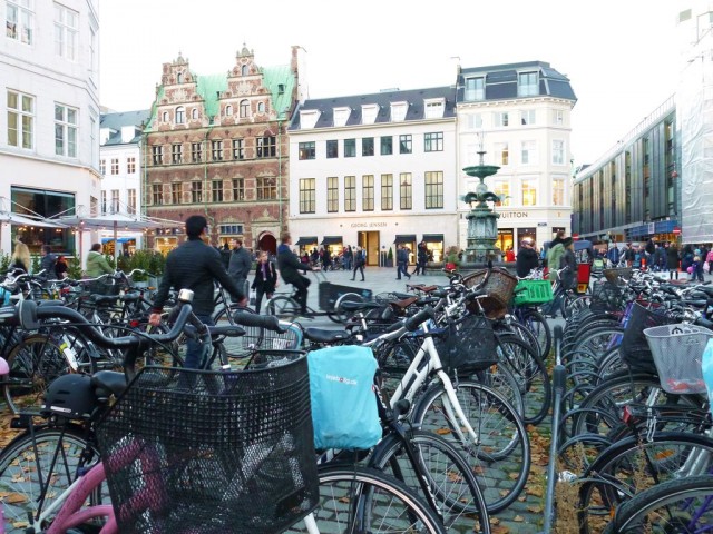 pedestrian area stroget, copenhagen