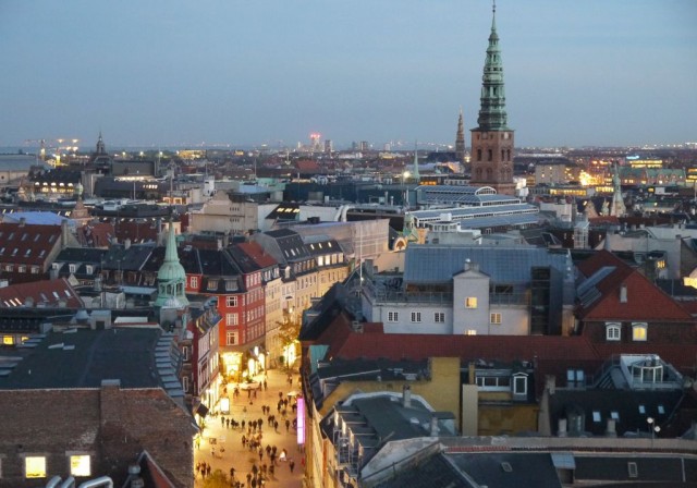 city view from runde taarn, copenhagen