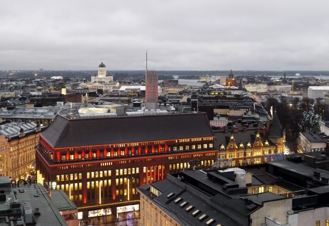 helsinki, view from hotel torni