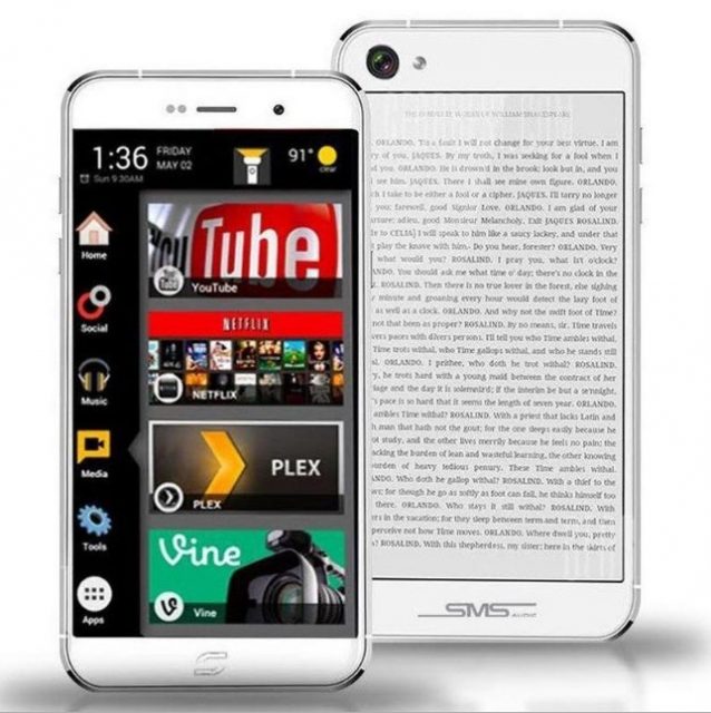 siam 7x, dual screen smartphone