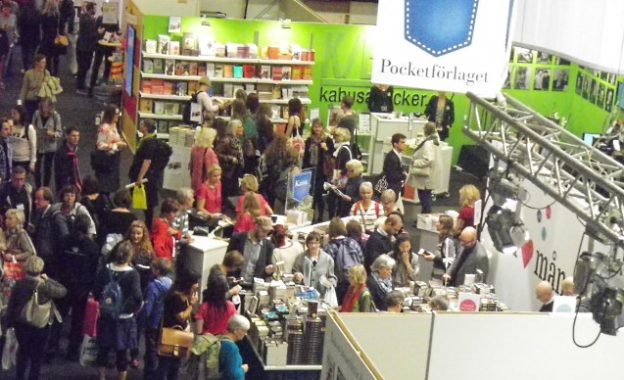 book show, gothenburg, sweden.
