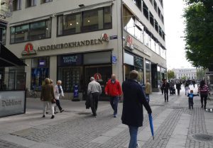 Akademibokhandeln bookstore in gothenburg, sweden west coast