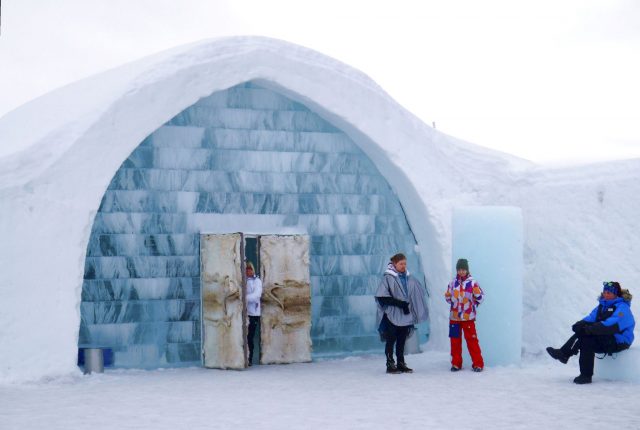 Icehotel, Jukkasjarvi, Kiruna, Sweden, Lapland