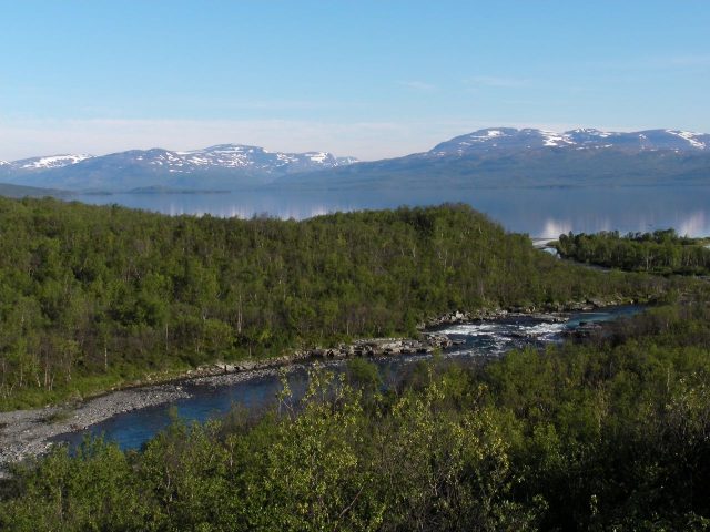 Abisko, Sweden. Lapland, north Europe