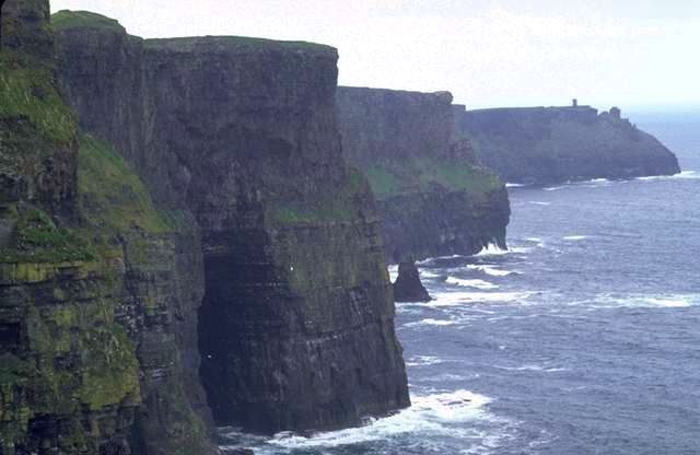 coastal cliffs in Ireland