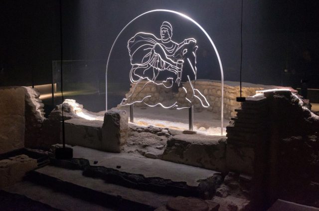 The Mithraeum in London.  Photo by Allan Harris.