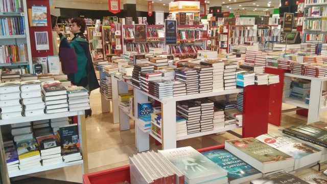 bookstore inside department store