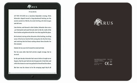 Icarus Illumina XL6, e-reader with 7.8-inch screen, Android