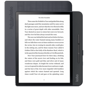 Kobo Forma ereader has 8-inch plastic E ink screen