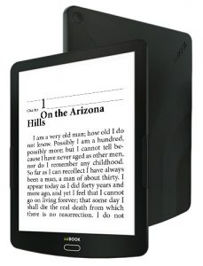 Inkbook Explore e-reader front and back sides