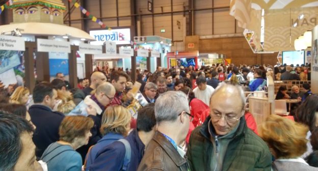 Fitur travel fair in Madrid, Spain, Japan attracted crowds.
