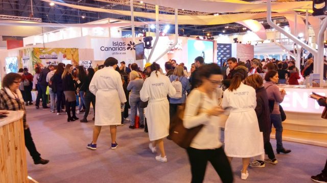 fitur travel fair in Madrid, Spain