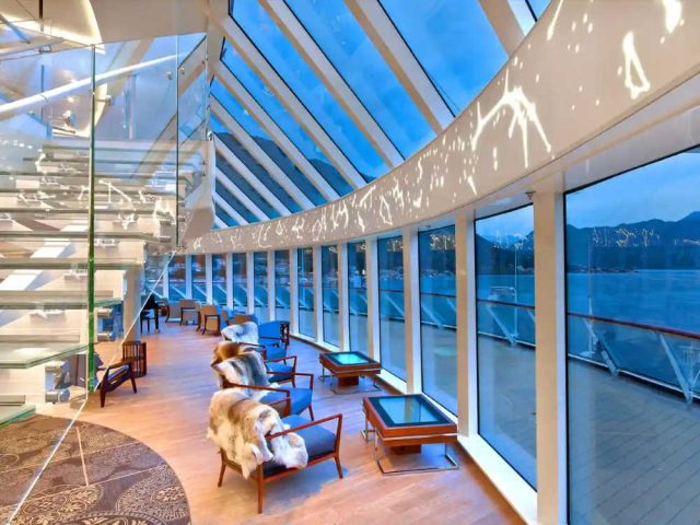 viking ocean cruises, a lounge on a ship