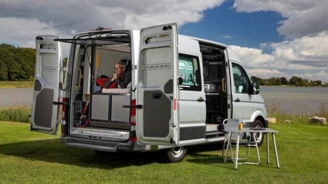 volkswage ecrafter as electric campervan