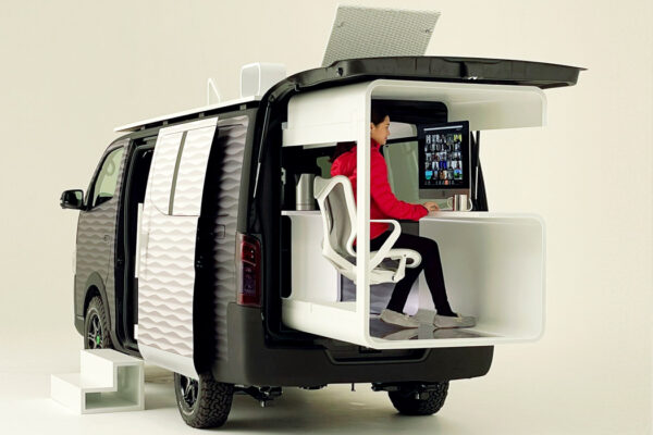 Nissan has designed a visionary campervan concept  for digital nomads