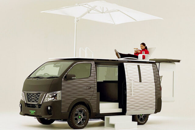 nissan nv350 concept campervan for digital nomads