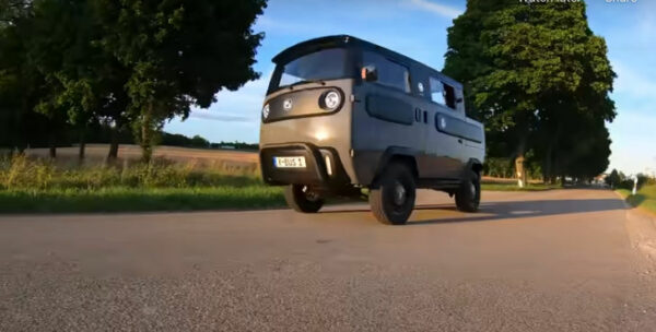 Modular electric van from Germany makes a compact campervan