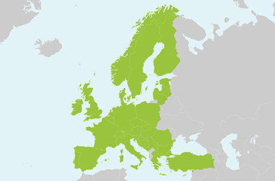 interrail countries for travel by train