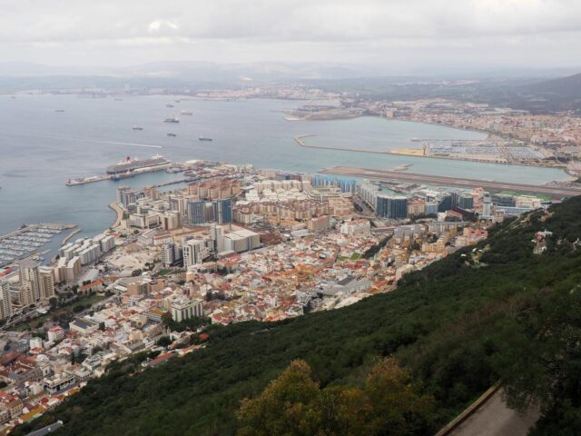 gibraltar view from the top of rock