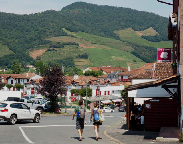 saint-jean pied de port, france, pilgrim town in basque country
