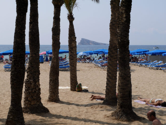 benidorm beach view