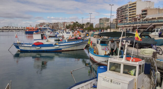 santa pola, fishing port