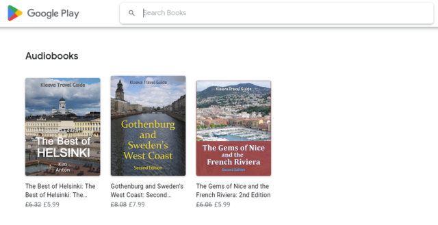 google play books: klaava travel guide audiobooks