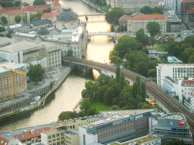 berlin, germany: river and bridges. Jan Beck.