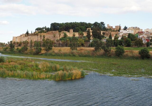 Badajoz castle hill