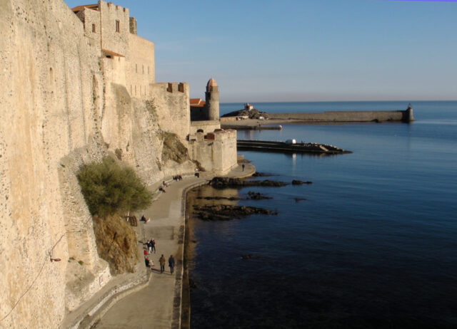 collioure, south france:: castle, fortress
