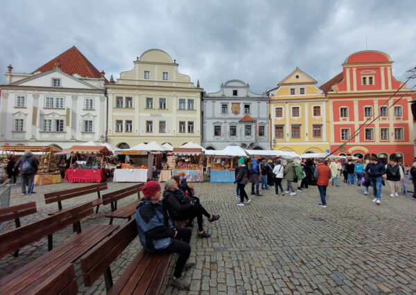 Spectacular castle town Cesky Krumlov in Czech Republic