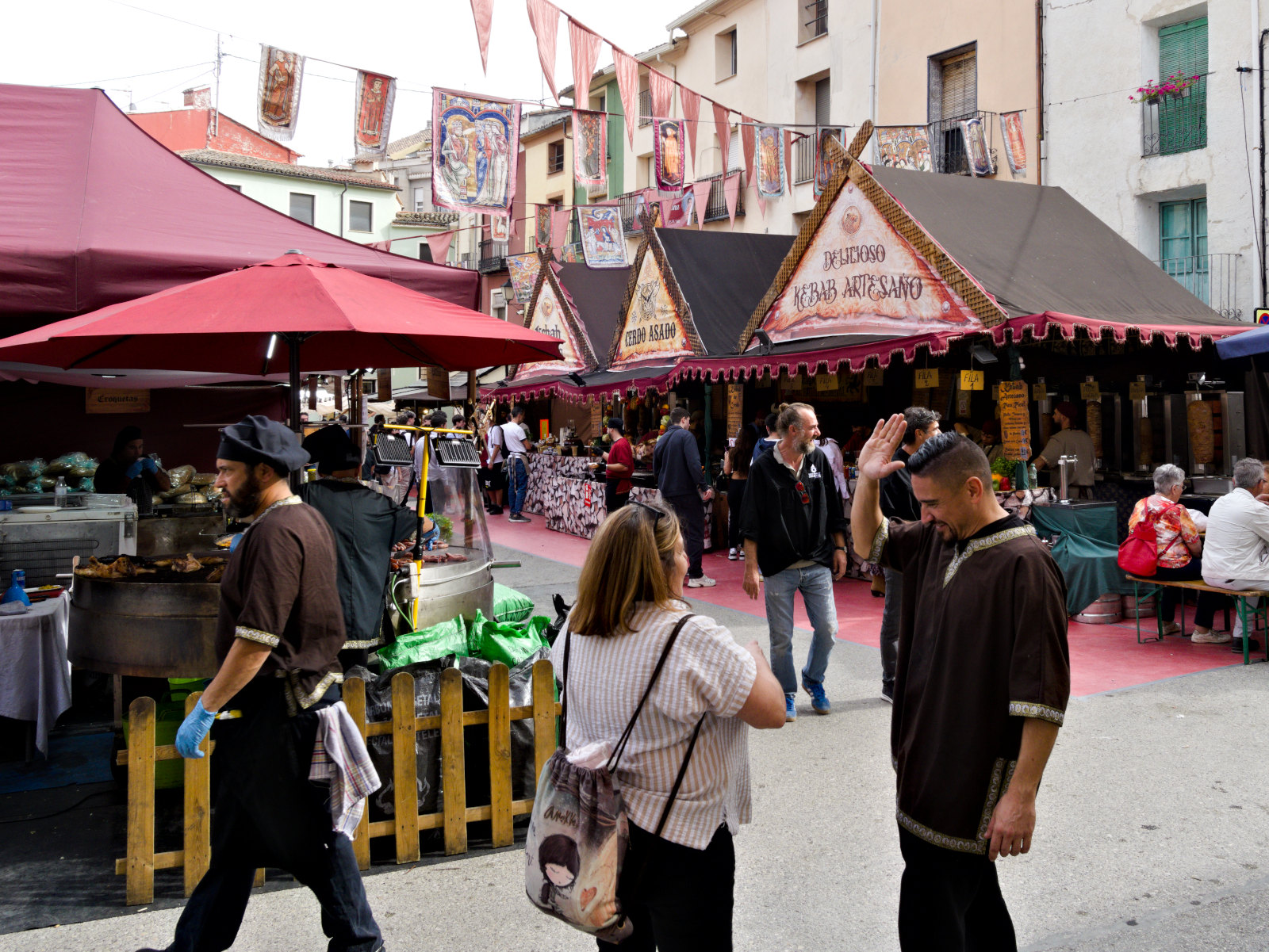 medieval fiesta in cocentaina, spain.