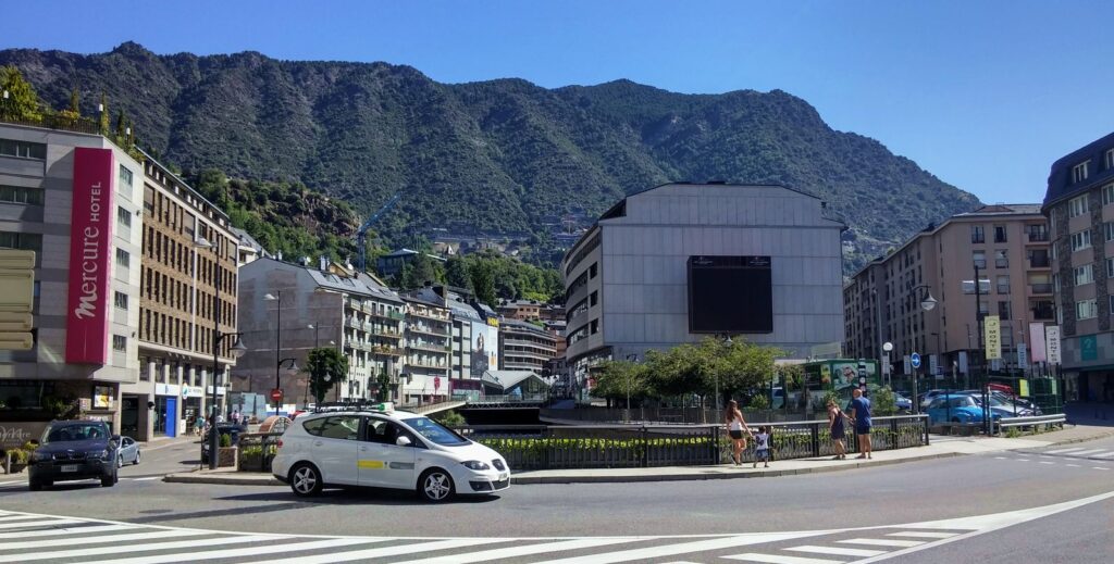 city of andorra la vella, the capital of andorra